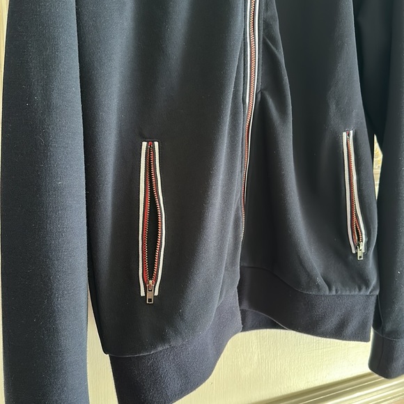 ZARA MAN sweater jacket medium navy blue NOT AVAILABLE - Picture 3 of 6